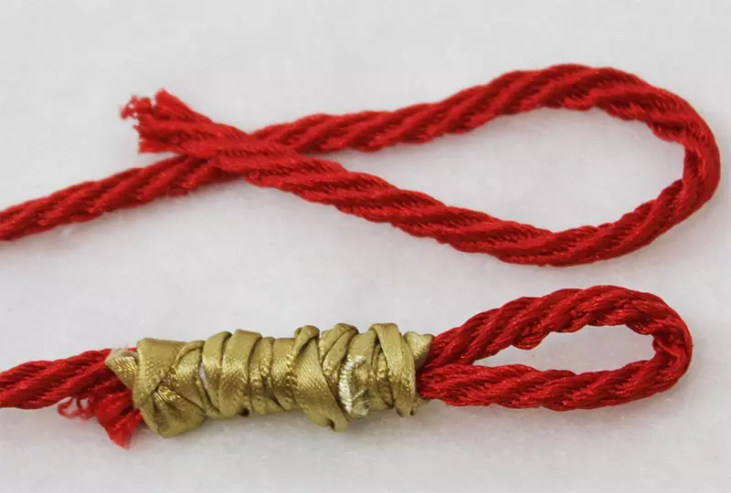 Looped barley twist cord