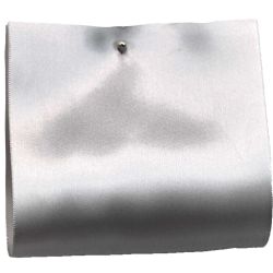 Silver - 100mm Wide Satin Ribbon